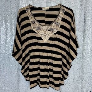 Monteau Striped Top